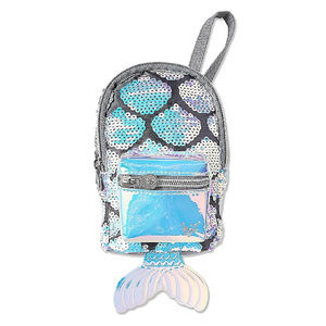 Justice Sequin Mermaid Mini Backpack Wristlet Bag